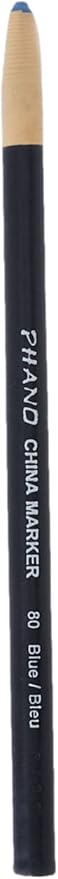 Dixon Industrial Phano Peel-Off China Marker Pencils, Blue (00080) (Pack of 6, 72 Count Total)