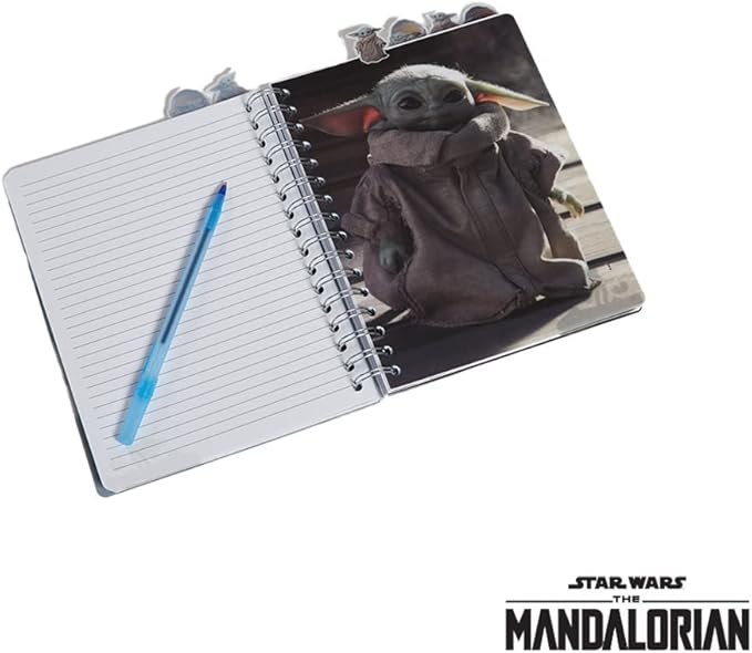 Innovative Designs Baby Yoda Notebook Star Wars Mandalorian Tab Journal for Kids