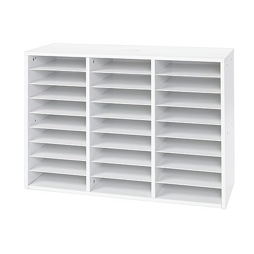 Really Good Stuff Mail Center - 1 Classroom Literature Organizer with 27 Slots – Keep Your Classroom, Office, or Home Office Organized, Durable, Easy Assembly