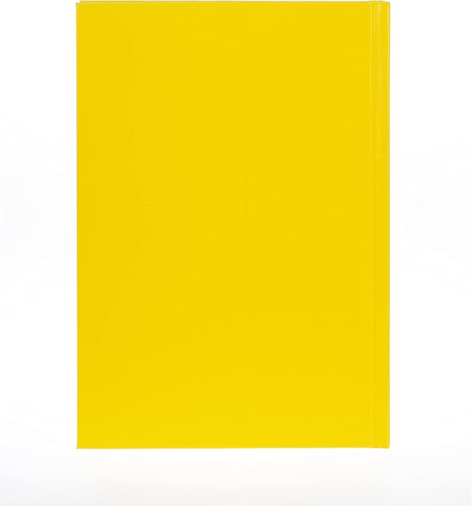 Collins Essential 2025 Business Diary - A4 Day to a Page Planner with Leathergrain Hardback Cover - Yellow - ESSA41.45-25