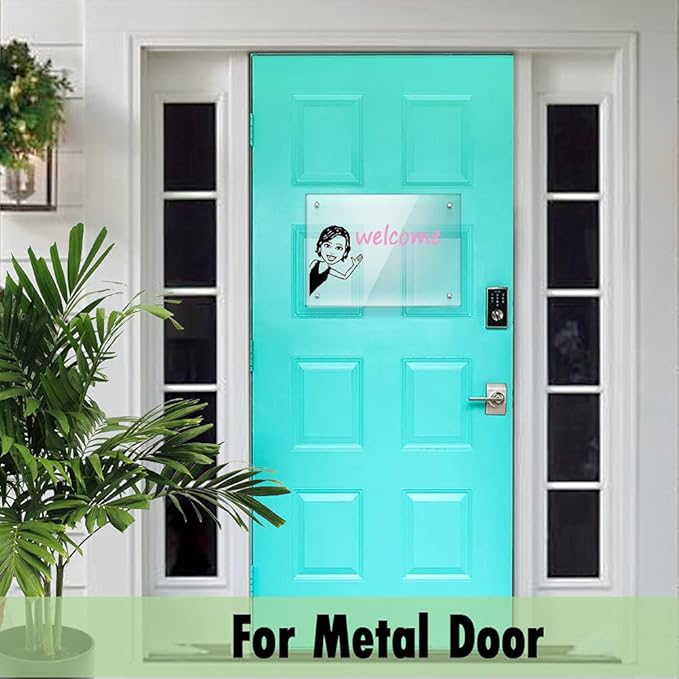 Acrylic Note Board Refrigerator Dry Erase Board Magnetic Clear 15βx11 Includes 4 Dry Erase Markers