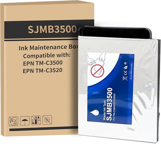 YOUEXPERT SJMB3500 Waste Ink Collector Unit Compatible with TM-C3500 TM-C3510 TM-C3520 C3500 Series Printers Waste Ink Collection Waste Ink Tank (1 Pack)