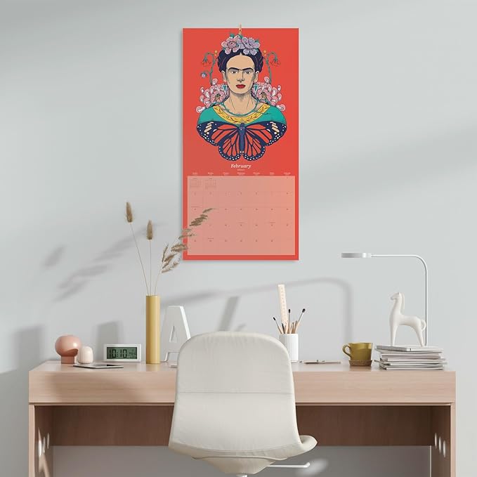 Frida Kahlo Wall Calendar 2025 12" x 12" FSC® Plastic Free - Starts Week On Sunday | Square Wall Calendar | Family Planner Calendar 2025 | Art Calendar 2025