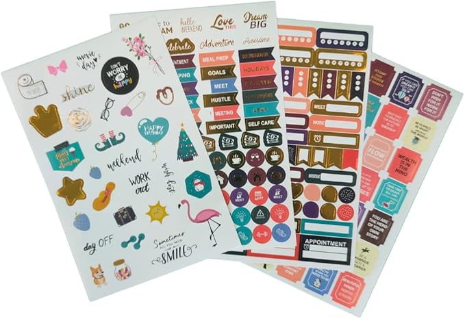 Sloth Calendar 2025 with Sticker Pack, Large 12 x 12 inch Wall Calendar, Mindfulness Wall Calendar, Inspirational Sloth Gift and Sticker Pack