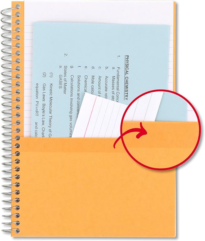 Five Star Spiral Notebook, 2 Subject, College Ruled, 9 1/2" x 6" 80 Sheets, Seaglass Green (840029CH1-ECM)