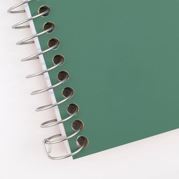 Five Star Spiral Notebook, 2 Subject, College Ruled, 9 1/2" x 6" 80 Sheets, Seaglass Green (840029CH1-ECM)