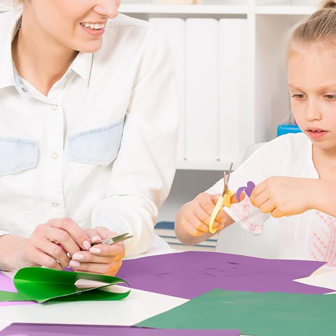 Purple Cardstock 8.5 x 11 80lb Card Stock For Printer, Goefun 24 Sheets Purple Construction Paper for Wedding Invitations, DIY Cards, Menus, Crafts