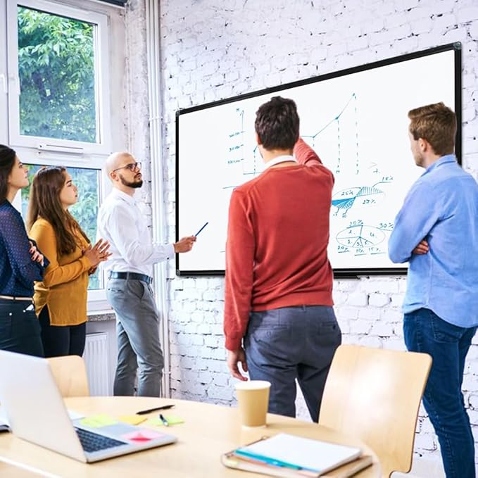 XIWODE Large Magnetic Dry Erase Board,Whiteboard for Wall, 36 x 60 inches, Whiteboard Marker Board Writing Board,Black Aluminum Frame, Durable, for Home School & Office