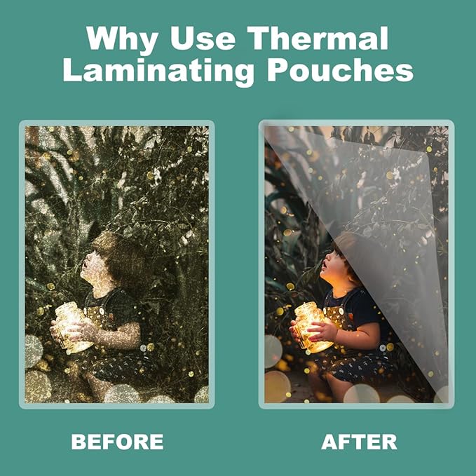 BESTEASY Thermal Laminating Pouches, 5 mil Thick, Clear 9 x 11.5 Inch Laminating Sheet Paper for Laminator, Holds 8.5 x 11 Inch Letter Size Sheets(3000 Pack)