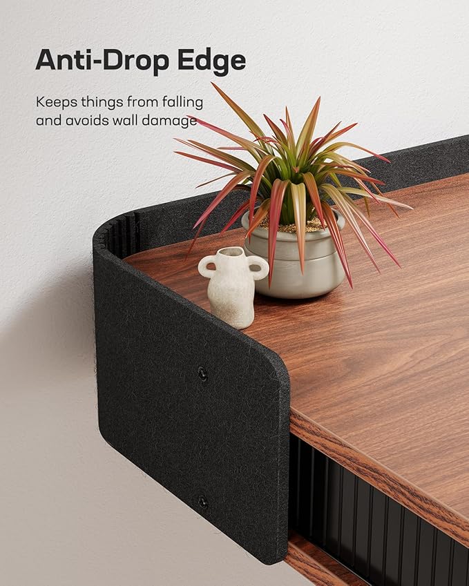 Marsail Electric Standing Desk Whole-Piece Desktop 48 x 24 Inches Height Adjustable Desk with 3 Drawers Home Office Table with 3 Memory Preset