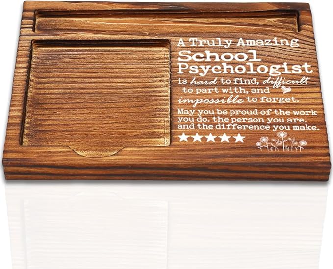 Thank You Appreciation Gifts for School Psychologist, Going Away Gift Retirement Gift for School Psychologist, A Truly Amazing Best School Psychologist Gifts Self-Stick Note Pad Holders-DW48