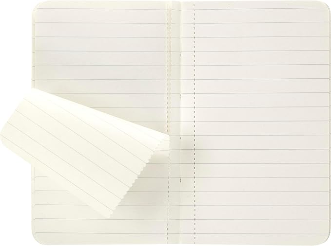 Moleskine Volant Journal, Soft Cover, XS (2.5" x 4") Ruled/Lined, Forget-Me-Not Blue/Amber Yellow, 56 Pages (Set of 2)