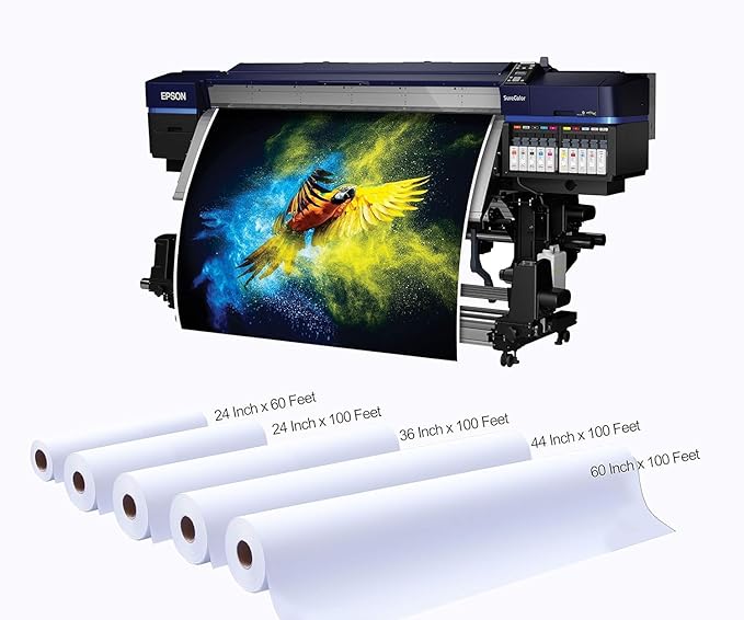 Premium Cotton Matte Canvas Roll, Quick Dry, Wide Format Inkjet Printer Compatible, Perfect for Fine Art, Photography, Giclée Printing, Archival Quality Prints. (36'' x 66' 420gsm Poly-Cotton)
