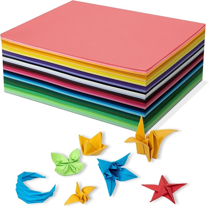 Colored Cardstock Bulk 300 sheets, 8.5” x 11” Cardstock Paper 30 Assorted Colors Construction Paper,180 GSM Card Stock Scrapbooking Supplies for Diy Crafts Cricut Card Making