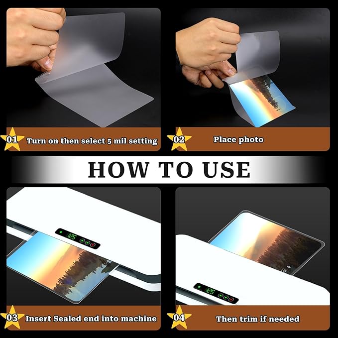 100Pcs Index Card Laminating Pouches 4x6 File Card Laminating Pouches Thermal Laminating Sheets Business Card Laminating Pouches for Work Permits Pass Cards Student ID Cards, 5 Mil