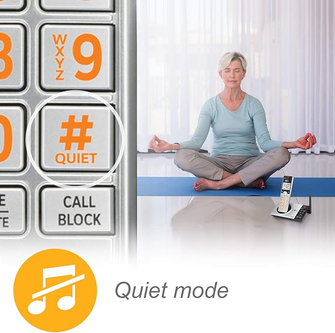 AT&T CL82507 DECT 6.0 5-Handset Cordless Phone for Home with Answering Machine, Call Blocking, Caller ID Announcer, Intercom and Long Range, Silver (CL82507)