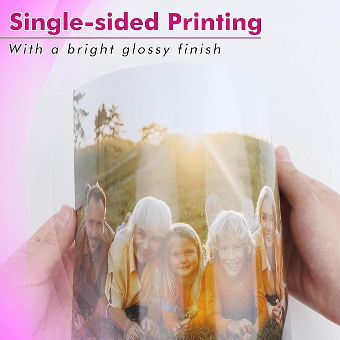 Koala Glossy Inkjet Photo Paper 4X6 Inches 48lb 100 Sheets Professional Glossy Photographic Paper Compatible with Inkjet Printer Use DYE INK 180GSM
