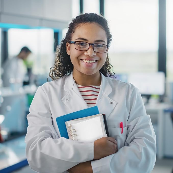 PATIKIL A5 Clear Binder Cover, Soft PVC Loose Leaf Binder Protector Refillable Notebook Shell with Snap Button Closure for DIY Meeting Notebook Folder, Pink