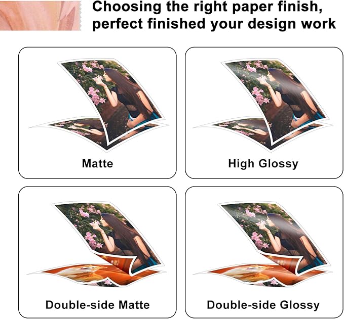 Koala Glossy Inkjet Photo Paper 11X17 Inches 48lb 100 Sheets Professional Glossy Photographic Paper Compatible with Inkjet Printer Use DYE INK 180GSM