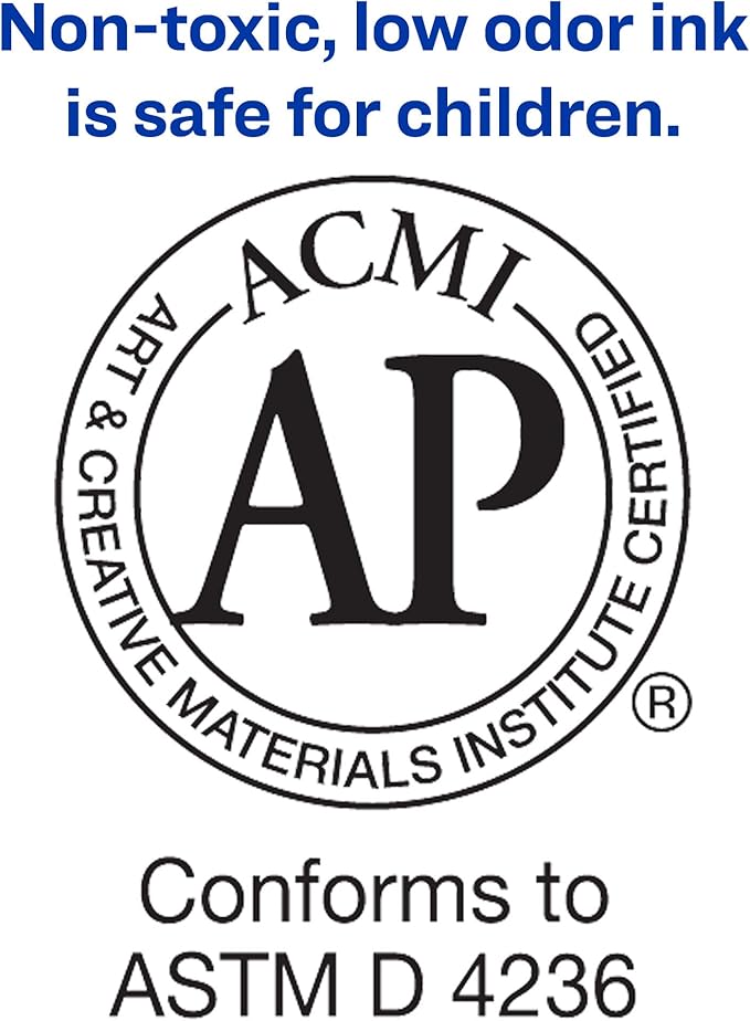 AVERY Marks-A-Lot Large Desk-Style Chisel Tip, Value Pack 36 Black Permanent Markers are perfect for signs and posters (98206)