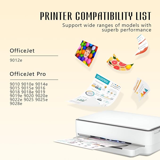 962XL Black 962 XL 962XL 9015e Printer Ink Cartridges for HP Printers Compatible for HP 962 XL HP962XL Ink Cartridges Combo Pack for Officejet Pro 9015 / 9015e 9025 / 9025e 9018 / 9018e 9010 / 9010e