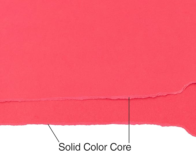 Cardstock 12 x 12 Paper Pack - 65lb Smooth Card Stock for Crafts, Cardmaking, Art Projects - 50 Square Scrapbook Sheets, 5 Assorted Colors - Double Sided with Solid Core, Primary