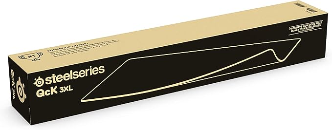 SteelSeries QcK Gaming Mouse Pad - 3XL Cloth - Optimized For Gaming Sensors - Maximum Control