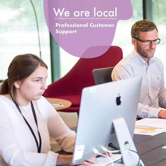 6 Rolls Wolfbarco 2.36" x 1476' (60mm x 450m) Black Premium Resin-Enhanced Wax Thermal Transfer Ribbon Compatible with Zebra,TEC, INTERMEC,Citizen,TSC,GODEX,ARGOX Printers