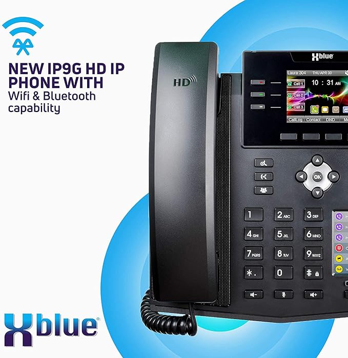 XBLUE X16 Plus VoIP System Bundle with (3) IP9g IP Phones - Including Auto Attendant, Voicemail, Remote Phone Extensions & Call Recording
