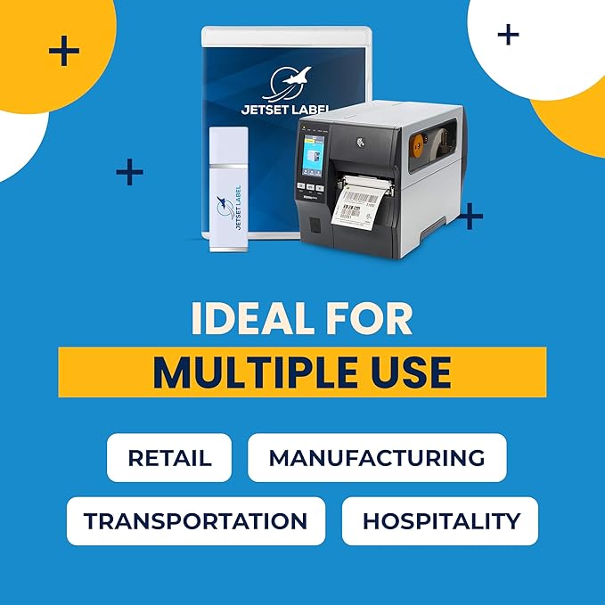 Zebra ZT411 203 DPI | Thermal Transfer & Direct Thermal | ZT41142-T010000Z Industrial Printer | Width 4 Inches Features Serial, USB, Ethernet, and Bluetooth Connectivity | Includes Jetset Software