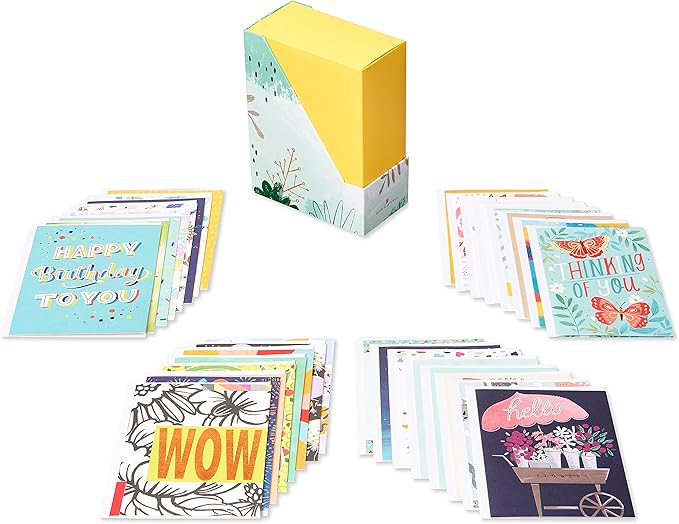 American Greetings Deluxe All Occasion Card Assortment - Birthday, Wedding, Thanks and More (32-Count)
