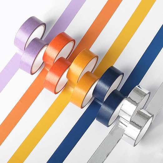 Mr. Pen- Washi Tape Set, 10 Rolls, Autumnal Reverie, Decorative Tape, Washi Tapes, Scrapbook Tape, Scrapbook Washi Tape for Journaling, Craft Tape, Washy Tape, Washy-Tape, Cute Washi Tape Pack