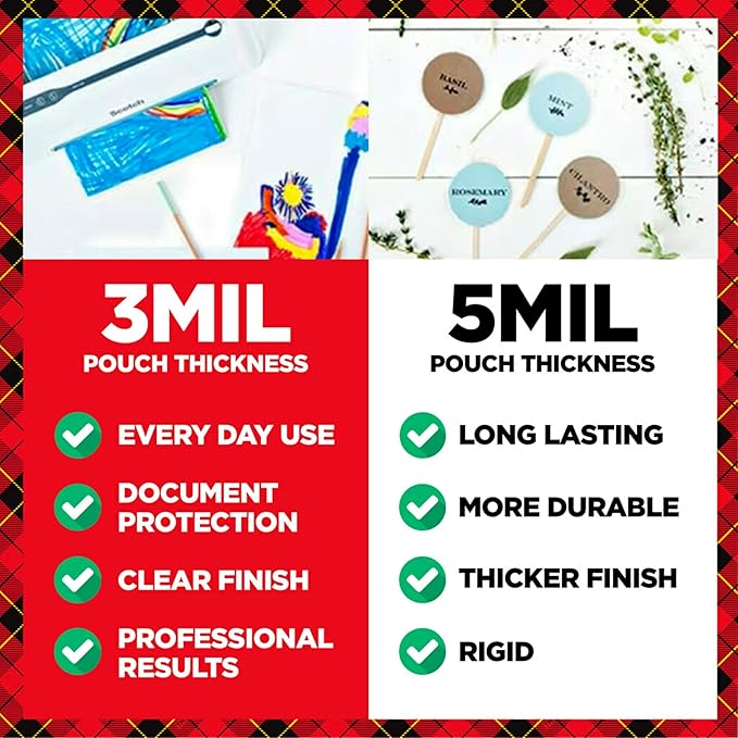 Scotch Thermal Laminating Pouches, 200 Pack Laminating Sheets, 3 Mil, 8.9 x 11.4 Inches, Holiday & Craft Supplies, For Use With Thermal Laminators, Letter Size Sheets