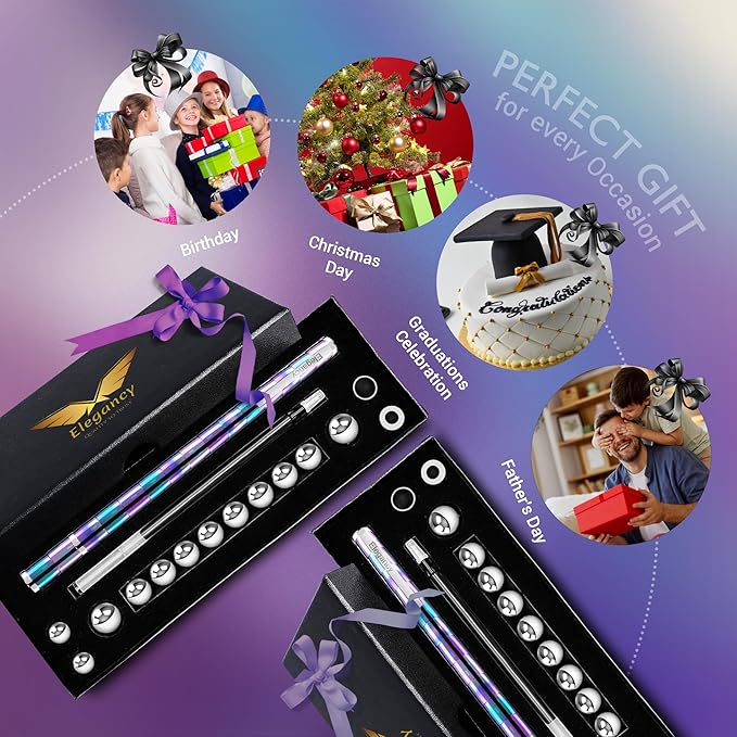 Elegancy Fidget Pen Magnetic Fidget Pen Cool Things for Teenage Boys Birthday Gifts for Kids Adults Magnet Pen Fidget Toys Teen Girl Stuff