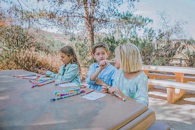 Colored Smencils (2 Pack) - Patented Gourmet Scented Colored Pencils made from Recycled Newspapers, 10 Count, Gifts for Kids, School Supplies, Classroom Rewards