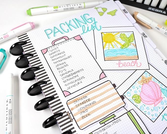 Zebra Mildliner Double Ended Highlighter, Assorted Ink Colors, Bold-Chisel/fine-Bullet Tips, Assorted Barrel Colors, 10/set