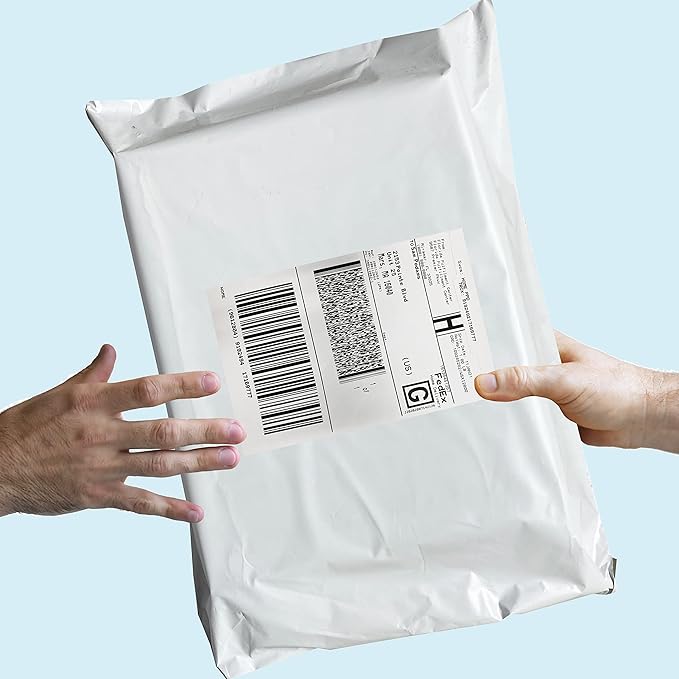 Colored Poly Mailers Pack of: (White, 14.5" x 19" pack of 250) Be creative with your packaging with Colored mailers