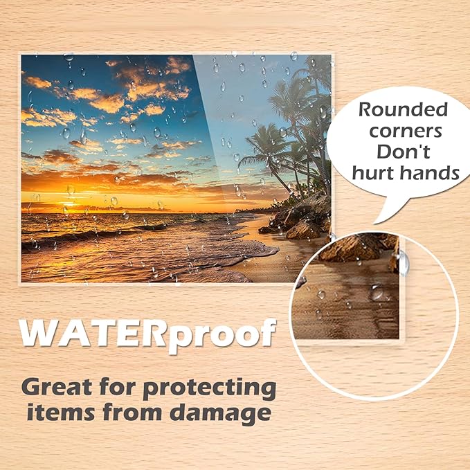 RBHK Thermal Laminating Pouches, 8.9 x 11.4-Inches, 5 mil Thick, 300-Pack, Clear, Letter Size Laminating Sheets