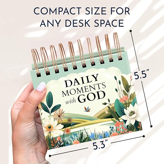 RYVE Inspirational Desk Calendar with Prayers, Blessings and Devotions - Christian Gifts for Women, Religious Gifts for Women, Inspirational Gifts for Women, Christian Desk Decor, Spiritual Gifts