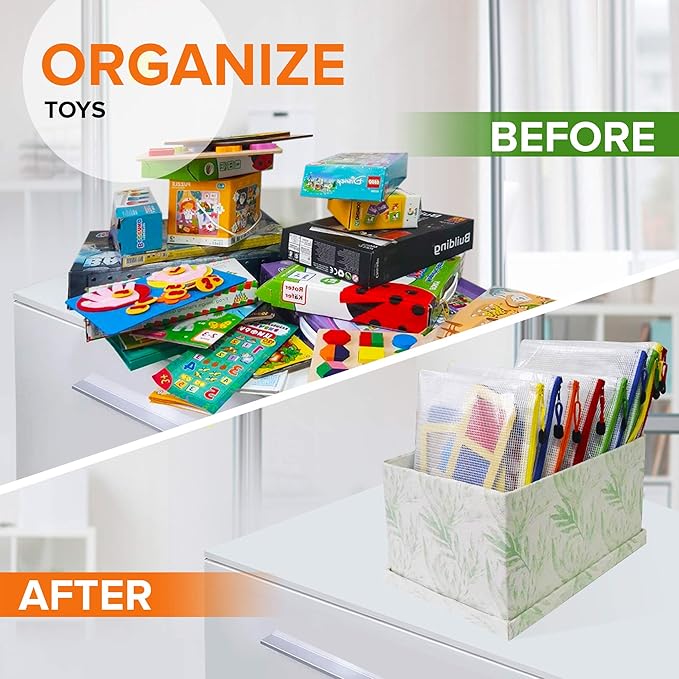 10 Pack Mesh Zipper Pouch Bags 10x14 inch - Plastic Zipper Pouches for Organizing - Document Bags With Zipper - Letter Size Zipper Pouch - Document Pouch With Zipper - Mesh Pouch With Zipper