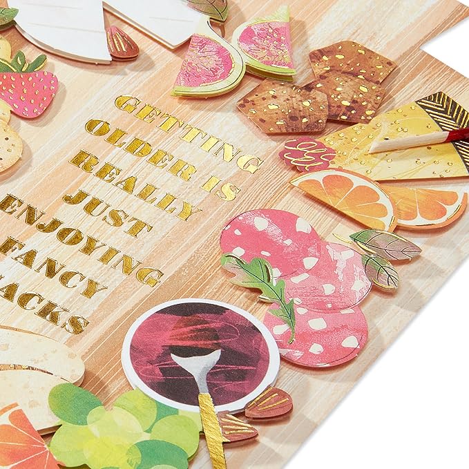 Papyrus Birthday Card (Fancy Snacks)