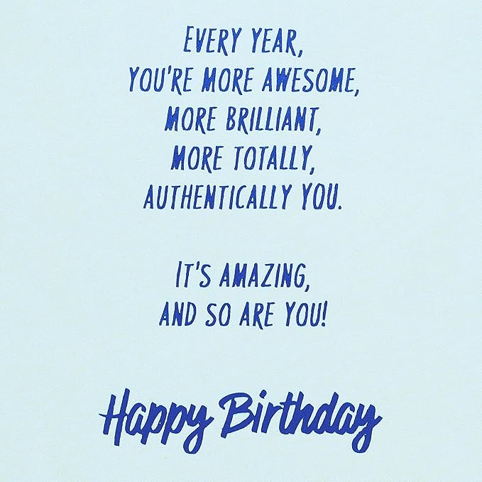 American Greetings Birthday Card (Authentically You)