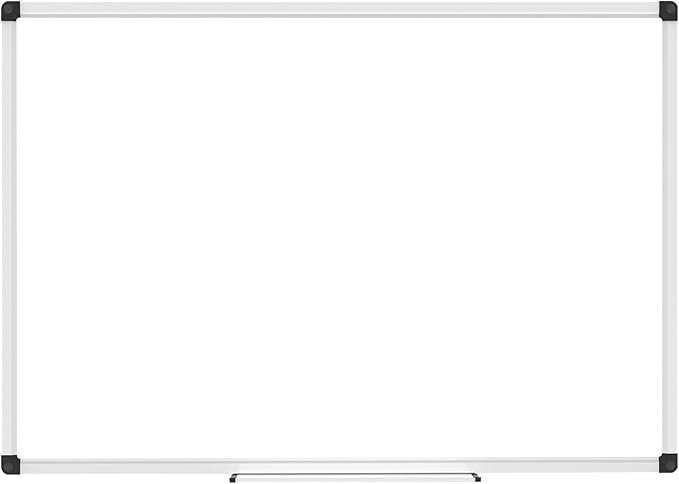 XBoard Extra Large Magnetic Whiteboard 72 x 40 Inch, Giant Dry Erase White Board for Wall with Marker Tray 6' x 3' | Big Aluminum Frame Message Presentation Board