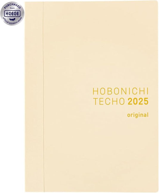 Hobonichi Techo 2025 Original Book [English/A6/January Start/Monday Start/Planner]