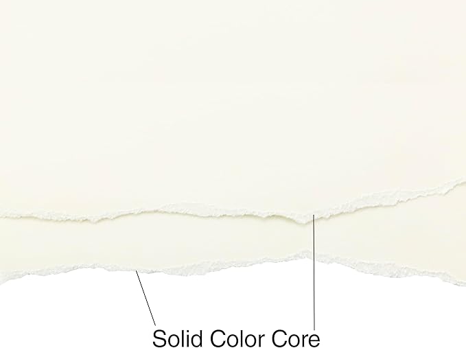 Cardstock 8.5 x 11 Paper Pack - 65lb Smooth Card Stock for Crafts, Cardmaking, Printers - 100 Scrapbook Sheets - Double Sided with Solid Core, Ivory