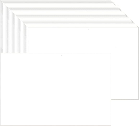 Baisunt 25 Pack 4x6 White Cardstock Paper Blank Thick Heavyweight 92lb Card Stock for Making Greeting Cards, Invitations cards, Photos, Postcards