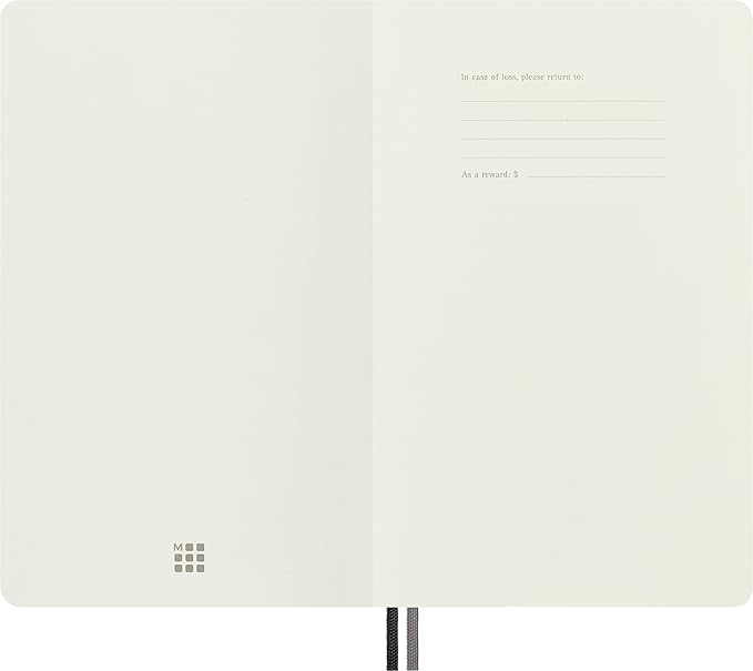 Moleskine Classic Expanded Notebook, Soft Cover, Large (5" x 8.25") Squared/Grid, Black, 400 Pages