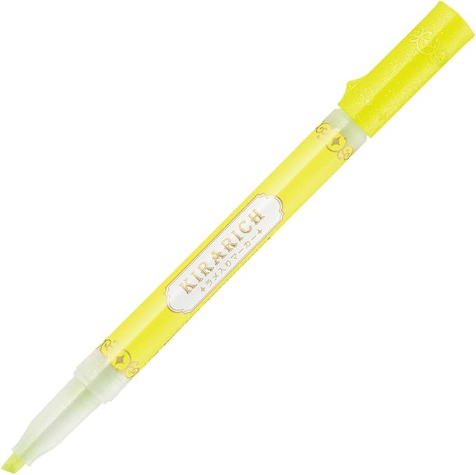 Zebra Glitter Highlighter, Kirarich, 5 Color Set (4901681512102)