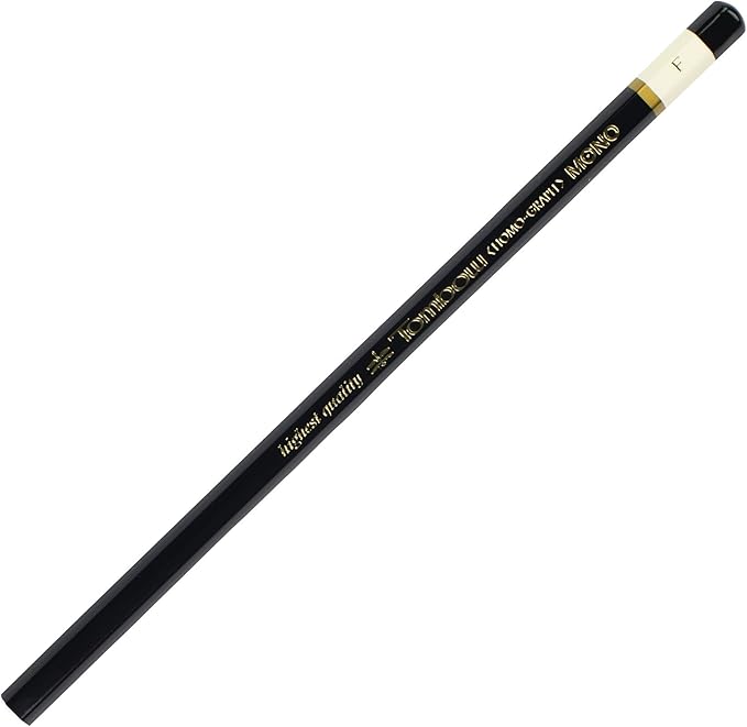 Tombow 51510 MONO Drawing Pencil, F, Graphite, 12-Pack
