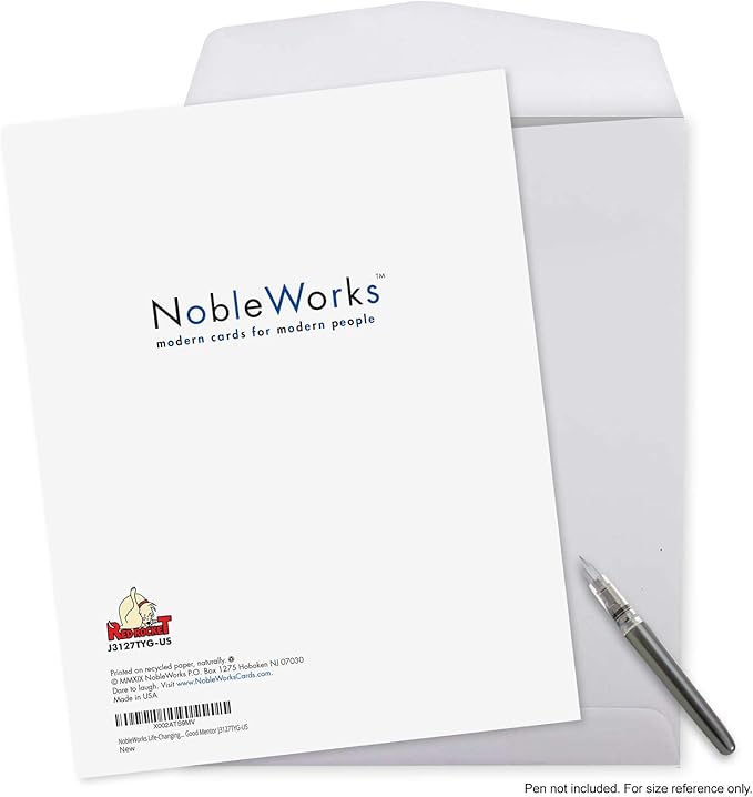 NobleWorks - 1 Jumbo School Coaches Thank You Greeting Card From US from Everyone w/Envelope (8.5 x 11 Inch) Team Sports Gratitude, Teacher and Mentor Notecard - Life Changing Coach J3127TYG-US